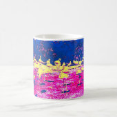 Farbiger Flamingo-Design-Becher Kaffeetasse (Mittel)