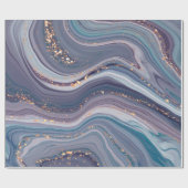 Farbiger flüssiger Marmor Geschenkpapier (Flach)