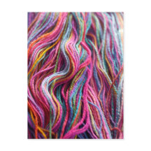 Farbiger Garn Magenta Rosa Stricken