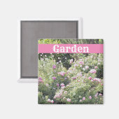 Farbiger Garten Magnet (Vorderseite/Rückseite)