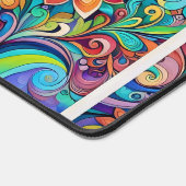 Farbiger Garten Schreibtischunterlage (Ecke)