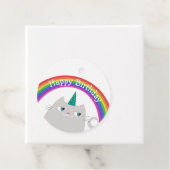 Farbiger Geburtstag Geschenkanhänger (Beispiel)