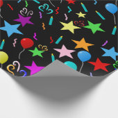 Farbiger Geburtstag Geschenkpapier (Ecke)