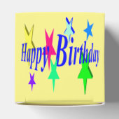 Farbiger Geburtstag Geschenkschachtel (Oben)