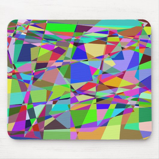 Farbiger geometrischer Hintergrund Mousepad (Vorne)