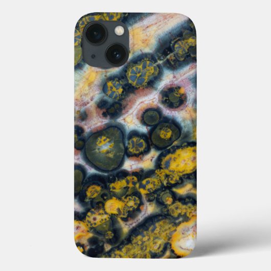 Farbiger Gepunkteter Ozean-Jasper Case-Mate iPhone Hülle (Rückseite)