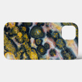 Farbiger Gepunkteter Ozean-Jasper Case-Mate iPhone Hülle (Rückseite (Horizontal))