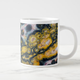 Farbiger Gepunkteter Ozean-Jasper Jumbo-Tasse