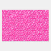 Farbiger Glitzer Geschenkpapier Set (Vorderseite 3)