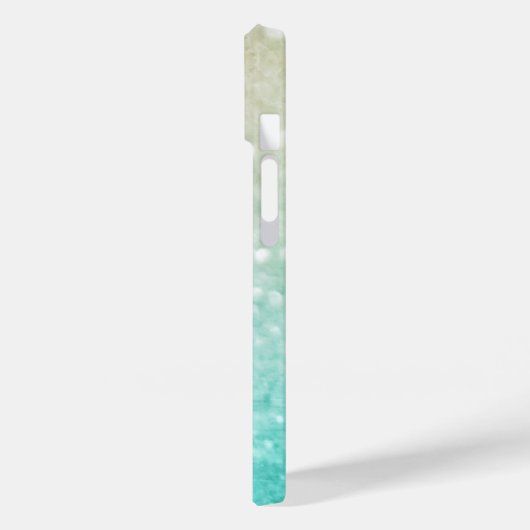 Farbiger Glitzer Hübsch Bokeh Mit Monogramm Case-Mate iPhone Hülle (Rückseite / Links)