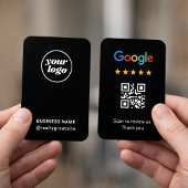 Farbiger Google-Review-QR-Code Minimal Business 
