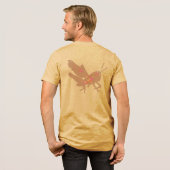 Farbiger Grasshopper-T - Shirt (Rückseite voll)