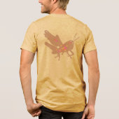 Farbiger Grasshopper-T - Shirt (Rückseite)
