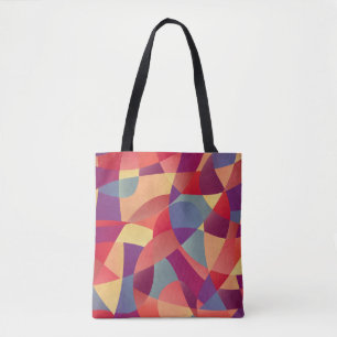 Farbiger Grunge: Hintergrund geometrischer Dreieck Tasche
