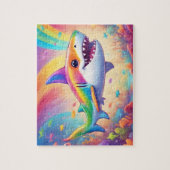 Farbiger Hai Puzzle (Vertikal)