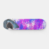 Farbiger Hai Skateboard (Horizontal)