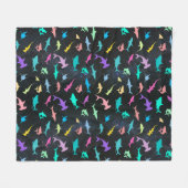 Farbiger Hai unter dem Party des Meeresgrades Fleecedecke (Vorderseite (Horizontal))