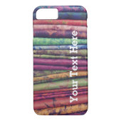 Farbiger Handy-Case-Stoffstapel — Anpassbar Case-Mate iPhone Hülle (Rückseite)