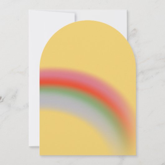 Farbiger Heißluftballon Kindergeburtstag Einladung (Rückseite)