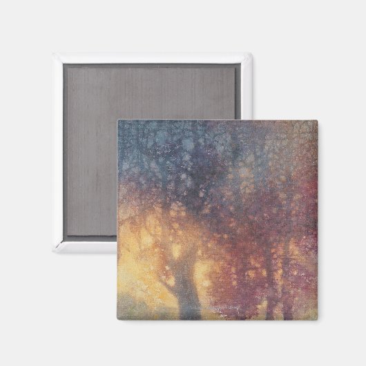 Farbiger Herbst Magnet (Vorderseite/Rückseite)