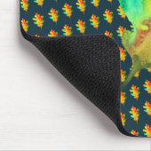 Farbiger Herbst Mousepad (Ecke)