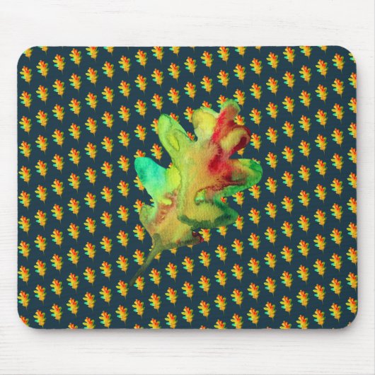 Farbiger Herbst Mousepad (Vorne)