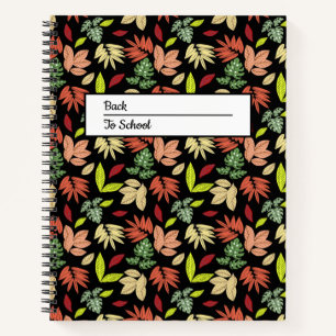 Farbiger Herbst Notizblock
