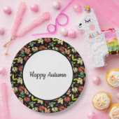 Farbiger Herbst Pappteller (Party)