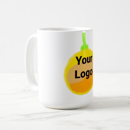 FARBIGER HERZ-TEXT-BECHER KAFFEETASSE (Vorderseite Links)