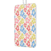 Farbiger Hibiskus, Muster von Blume Autolufterfrischer (Links)