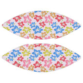 Farbiger Hibiskus, Muster von Blume Football (Paneele)