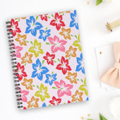 Farbiger Hibiskus, Muster von Blume Planer