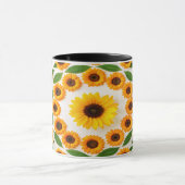 Farbiger Hibiskus und Plumeria Tasse (Zentrum)