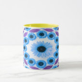 Farbiger Hibiskus und Plumeria Tasse (Zentrum)