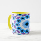 Farbiger Hibiskus und Plumeria Tasse (Vorderseite Links)