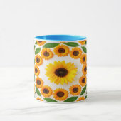 Farbiger Hibiskus und Plumeria Tasse (Zentrum)