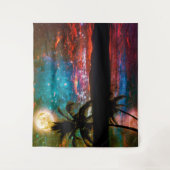 Farbiger Himmel Wandteppich (Vorderseite)