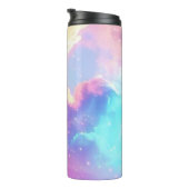 Farbiger Himmelnebel Thermosbecher (Nach rechts gedreht)