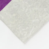 Farbiger Hintergrund für das alleinige LGBT-Flag Fleecedecke (Ecke)