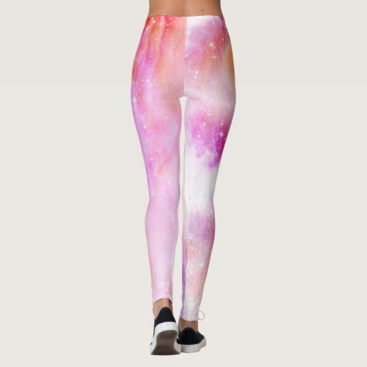 Farbiger Hintergrund Leggings (Rückseite)