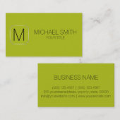 Farbiger Hintergrund Visitenkarte (Vorne/Hinten)