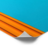 Farbiger Hintergrund von Rechtecken Poster (Ecke)