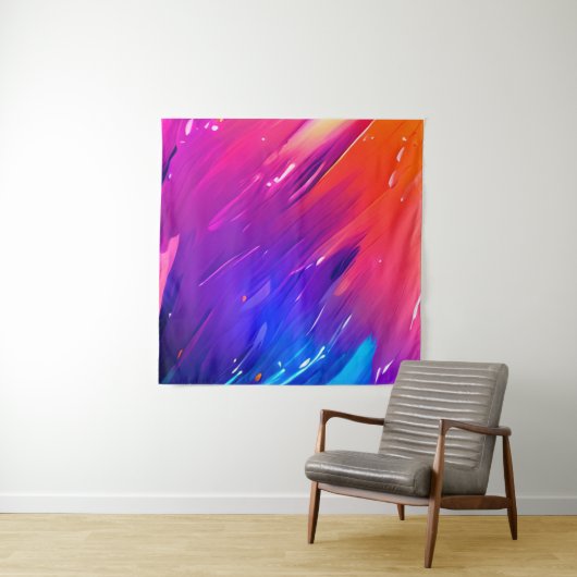 Farbiger Hintergrund Wandteppich (Beispiel (Horizontal))