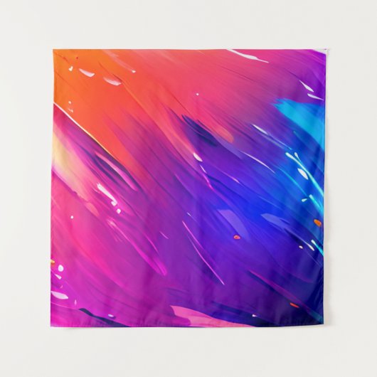 Farbiger Hintergrund Wandteppich (Vorderseite)