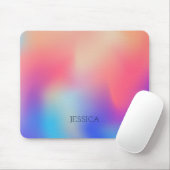 Farbiger holografischer Hintergrund Mousepad (Mit Mouse)