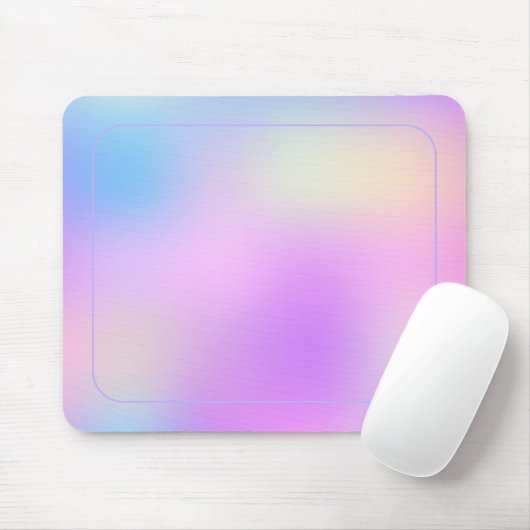 Farbiger holografischer Hintergrund Mousepad (Mit Mouse)