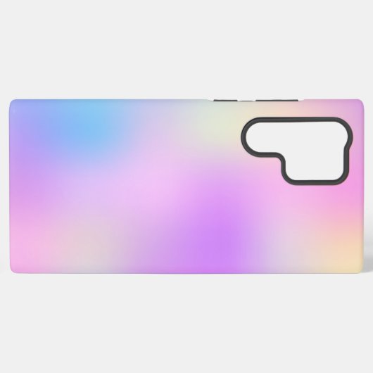 Farbiger holografischer Hintergrund Samsung Galaxy Hülle (Rückseite (Horizontal))