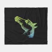 FARBIGER HORSEKOPF FLEECEDECKE (Vorderseite (Horizontal))