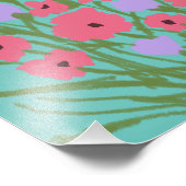 Farbiger Hübscher Blumenkohl + Individuelle Name Fotodruck (Ecke)