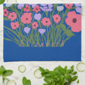 Farbiger Hübscher Blumenkohl + Individuelle Name Geschirrtuch (Gefaltet)